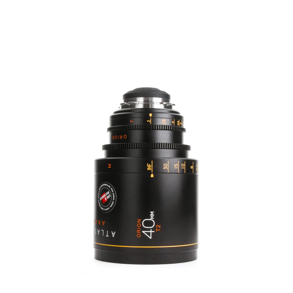 Atlas Lens Co. Orion Series Anamorphic 40mm 2x T2 CF0.6m ø114